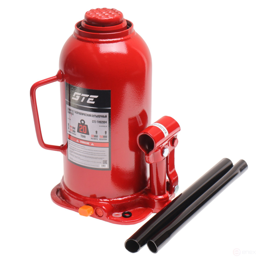 Bottle jack 20t 235-445mm GTE
