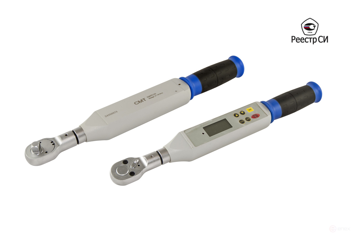 CMTC-10 is an electronic torque wrench 2-10 Nm. The gradation is 0.01 Nm. The LCD Display. +/-1% 3/8"