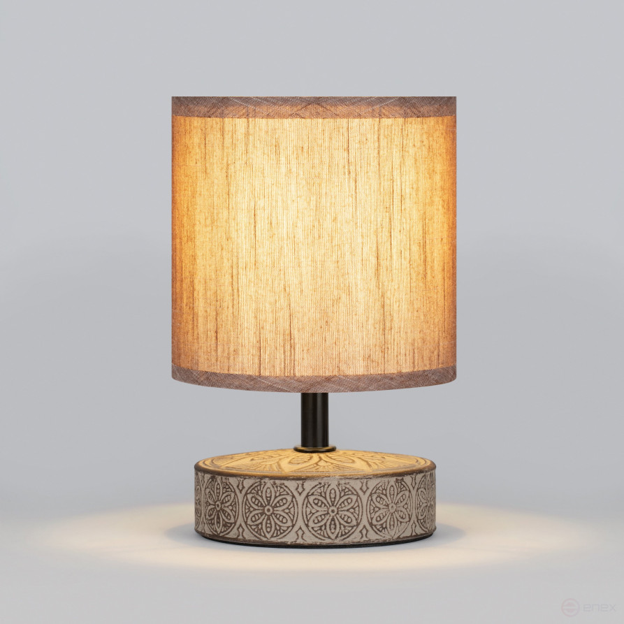 Настольная лампа Rivoli Eleanor 7070-502 1 * Е14 40 Вт керамика кофейная