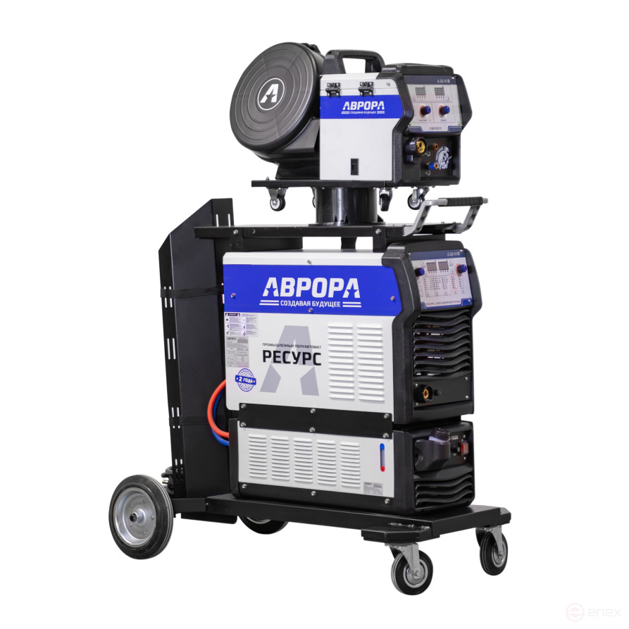 Industrial inverter semi-automatic welding machine AURORA Resource 3500 DOUBLE PULSE + NAKS certificate