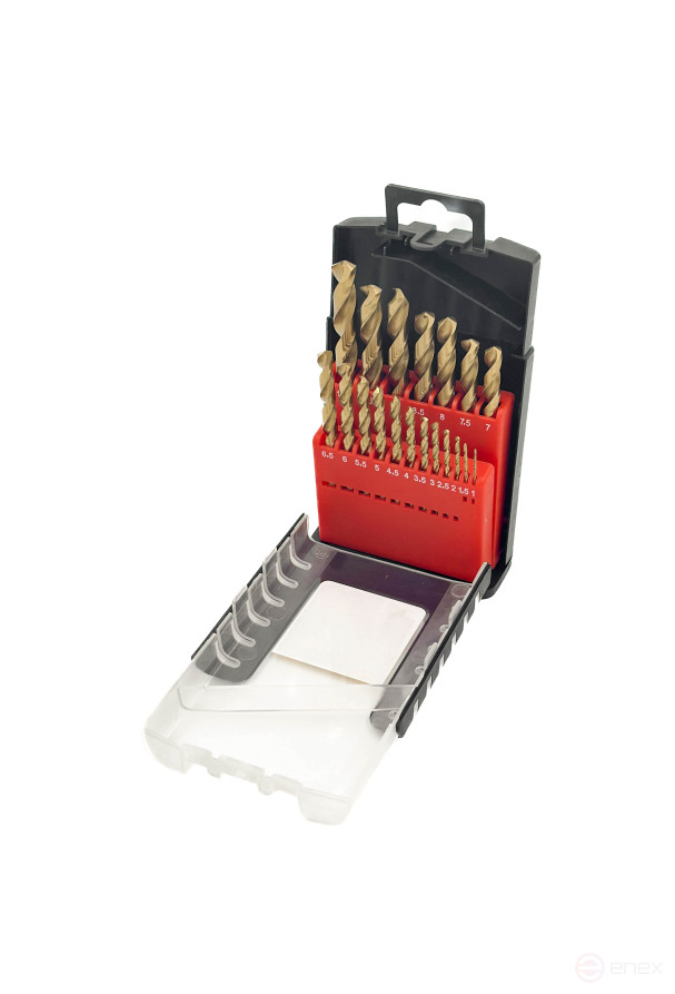 Набор сверл по металлу Skole M2 Co ( пласт. упак) 19PC SM15-654219