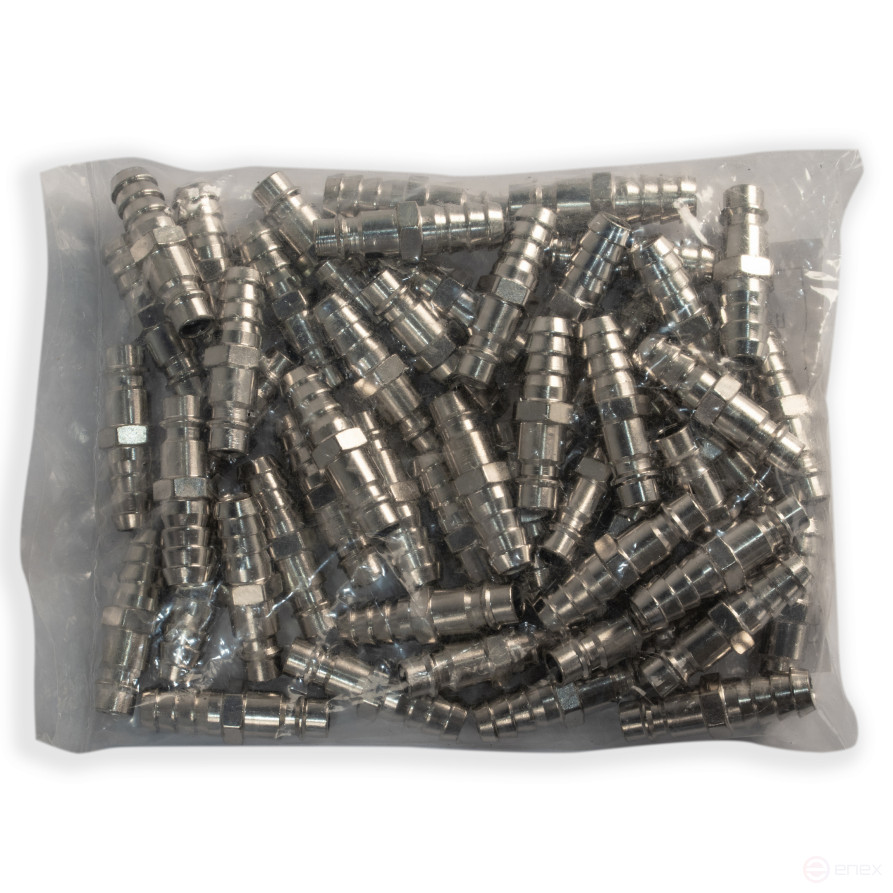 Fitting Papa Christmas tree d.12mm M, nickel-plated steel, 50 pcs