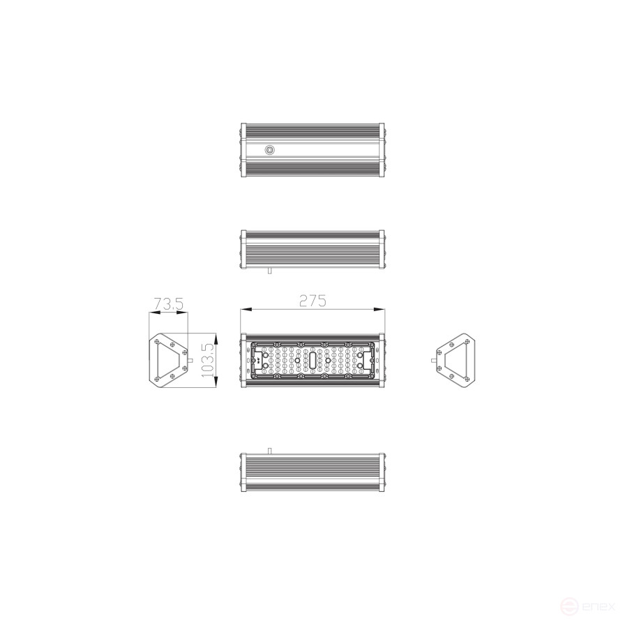 ERA SPP LED Lamp-404-0- 50K-050 50W 5000K IP54 KCC G 90°