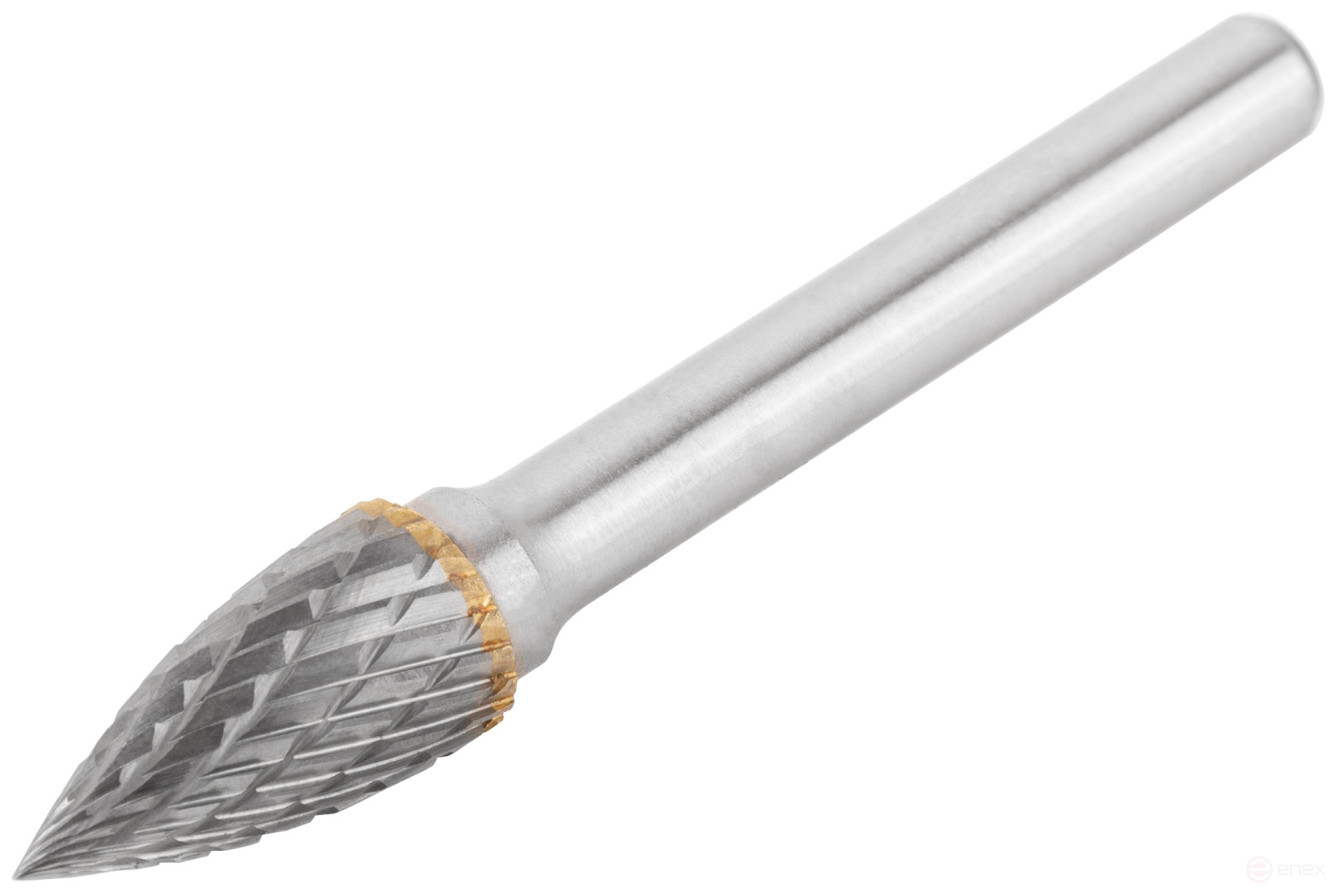 Carbide ball, 6 mm pin, type "G", parabolic pointed 10x20x65 mm