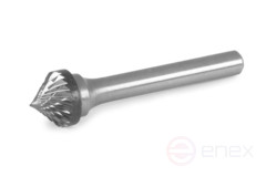 Solid alloy milling cutter MESSER cone 90 deg. (Type K) Ø 16