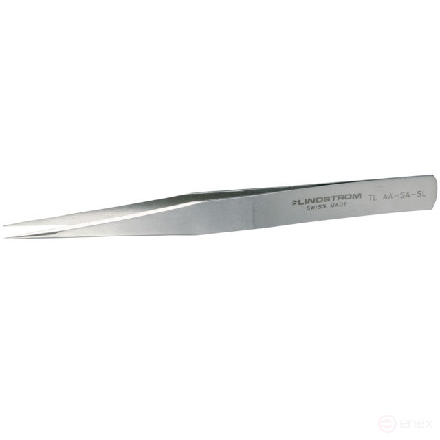 Пинцет из нержавеющей стали типа AA, антимагнитный, с острыми и тонкими кончиками, 128 мм