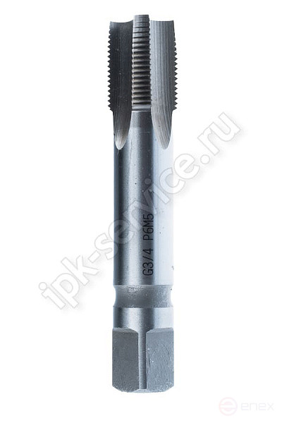 Метчик трубный цилиндрический G 3/4 Р6М5