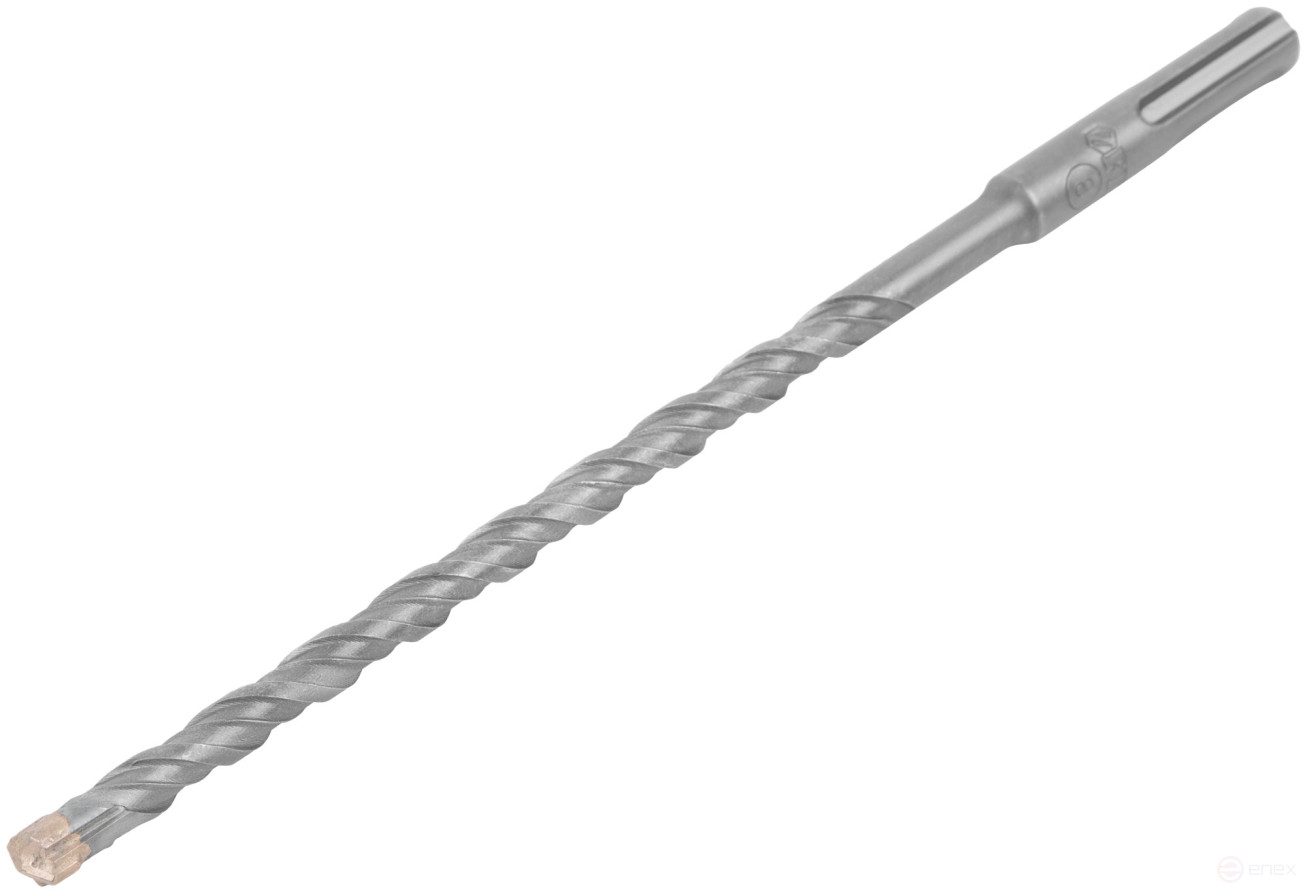 SDS-PLUS concrete drill, Profi, cross-shaped insert, double spiral, 8 x 210 mm