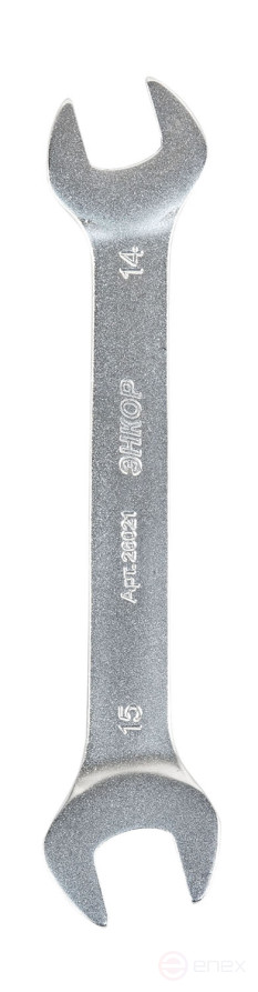 Ключ гаечный рожковый двусторонний 14х15