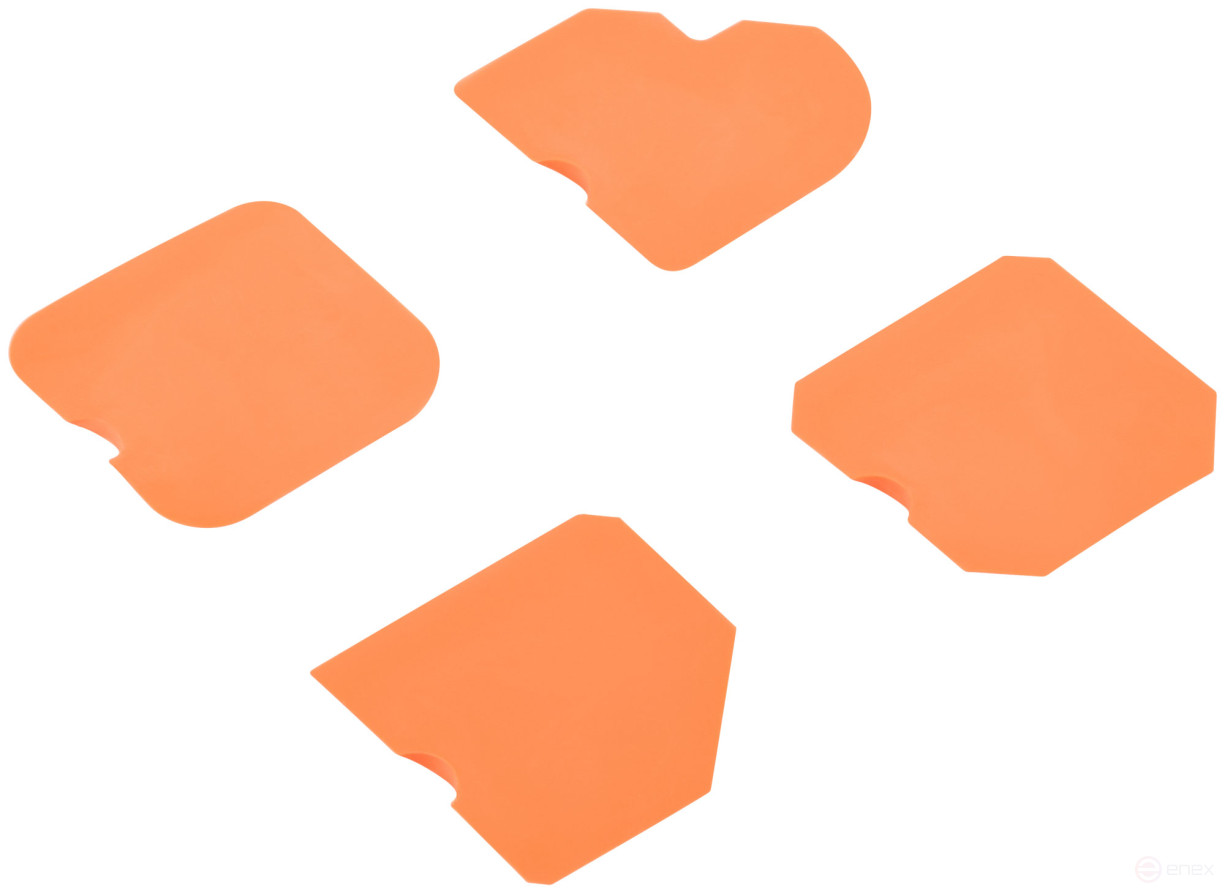 Шпатели эластичные для формирования швов, набор 4 шт.