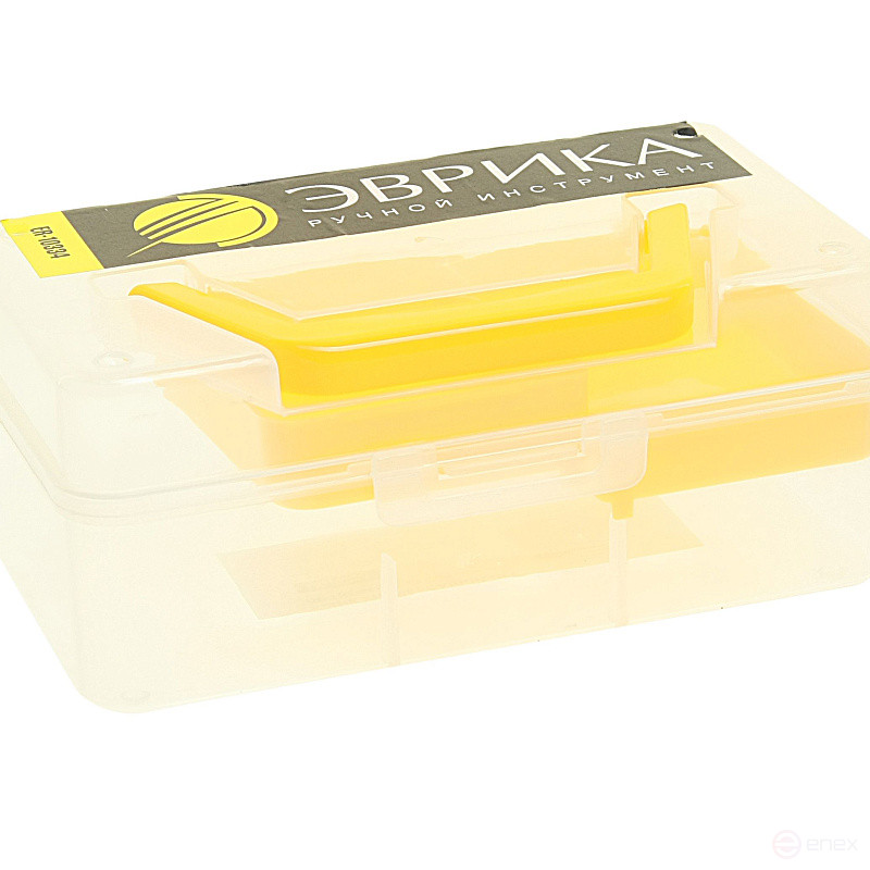 Ящик универсальный ER-10334 с лотком 180х100х75 мм. ЭВРИКА /1/20