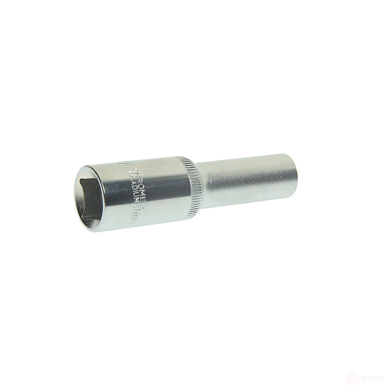 Головка торцевая 9мм 1/2" 12-гранная глубокая L=80мм ЭВРИКА ER-91502-12 /1/20