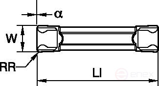 Пластина A4™ для отрезки A4C0305N00CF02 KCU25