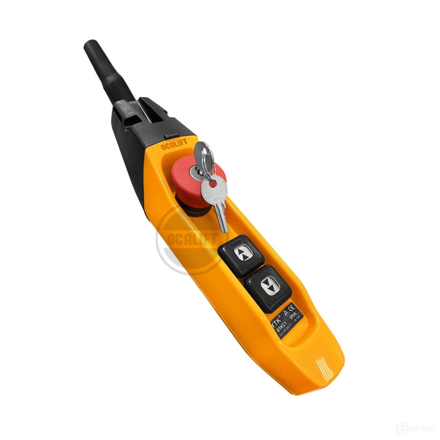 OCALIFT Пульт управления 2 кнопки М5 2 скорости, стоп, ключ, IP55 TNHA1-61FYS