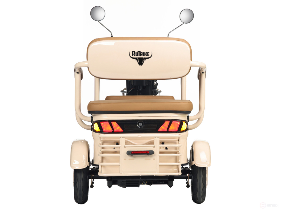 Electric tricycle Rutrike Gelbert Atlas 48V/60V 600W, beige