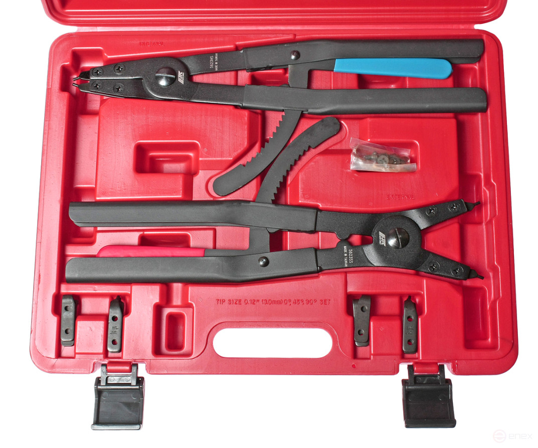 Съемник колец стопорных 16" 2 предмета в кейсе JTC