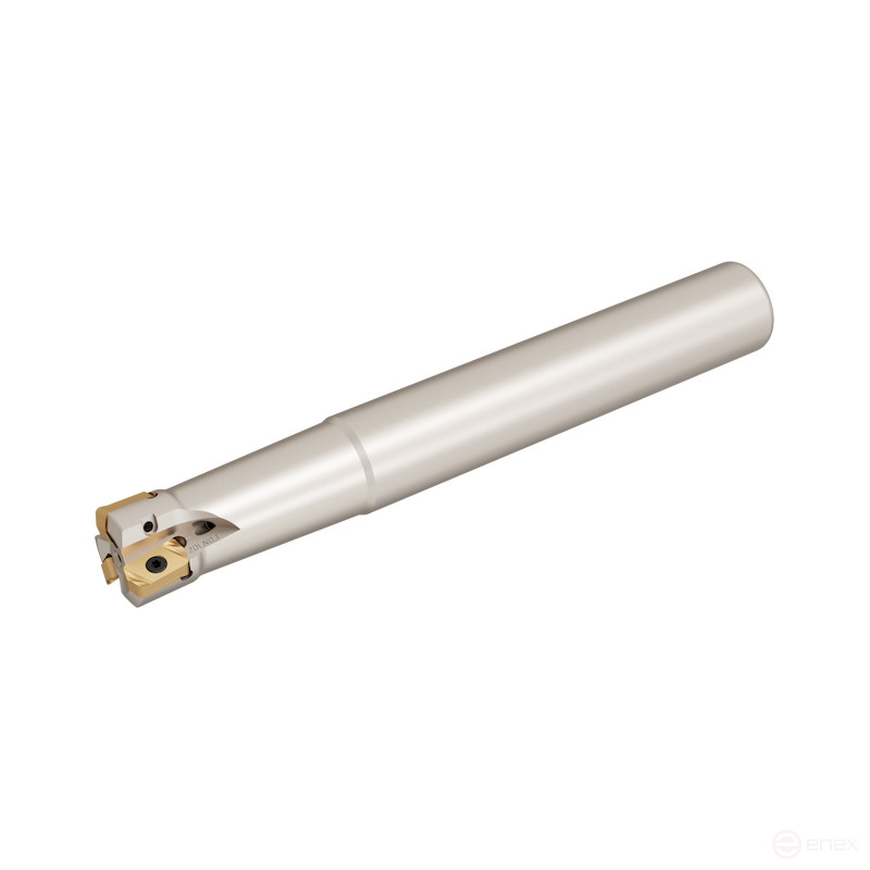 LNMU 0303 Tngly end mill with elongated cylindrical shank for high-speed feed, d-17 mm, Z-2, L-160 mm