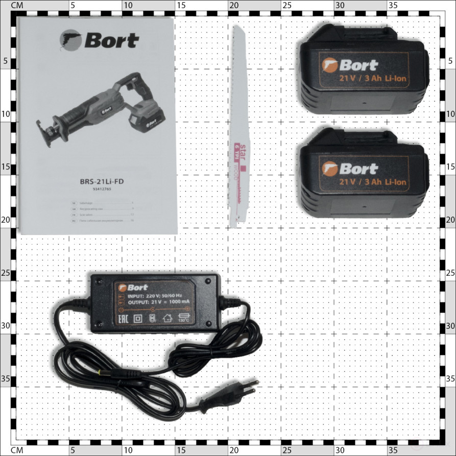 Пила сабельная аккумуляторная BORT BRS-21Li-FD