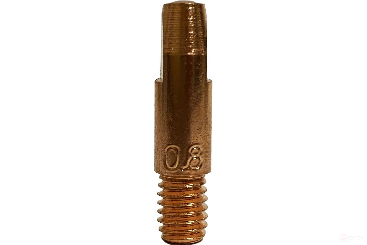 Brima CU-E-AL conductive tip M6-28 0.8 mm, 20 pcs