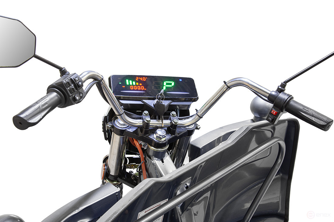 Cargo electric tricycle Rutrike Titan NEXT 2000 60V1500W, black