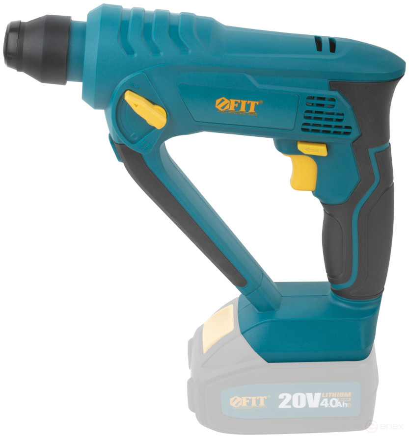 Rotary hammer mounting acc. 20 V; 0-900 rpm; 0-5300 rpm; 1.5 J; 2 dir.; SDS-PLUS; reverse; cut. tilt, without BATTERY; box