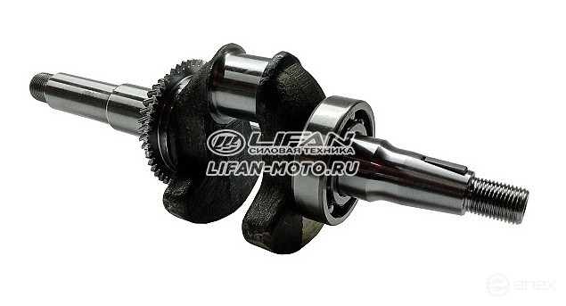 Коленвал LIFAN 13100/177F (для мотопомпы 80SP) резьбовой вал W1 type