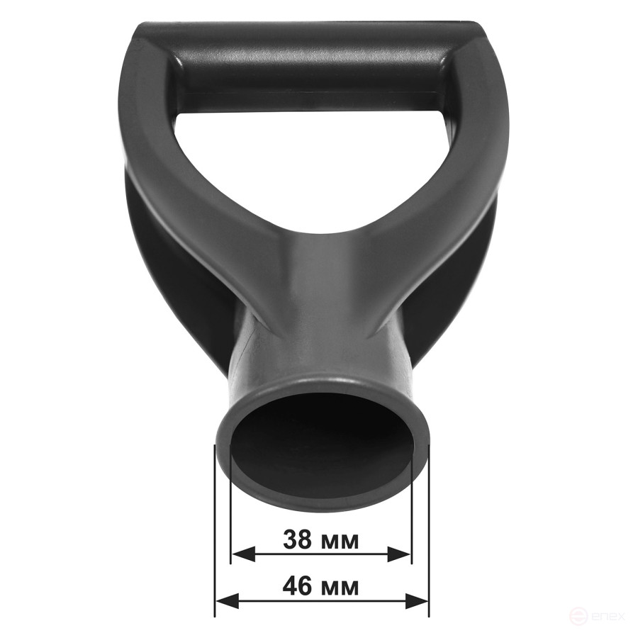Ручка для черенка V-образная d 38 мм (цветная)