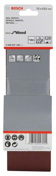 Set of 3 X440 X440 75 x 533 mm, 120