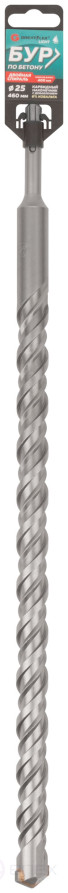 Бур по бетону, SDS-Plus, GreatFlex Light, 25x460 мм
