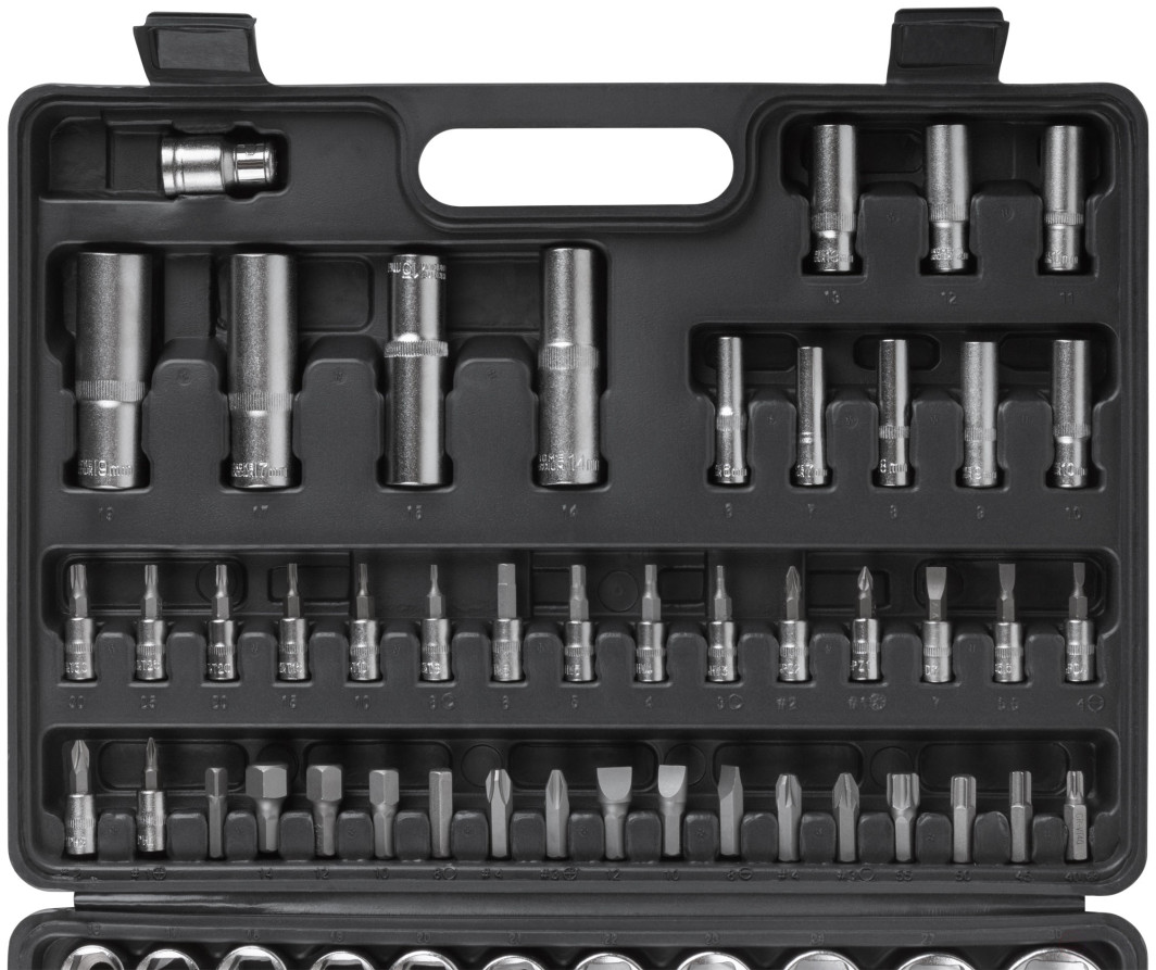 Car Tool Set 94 pcs. CrV 1/2"+1/4"