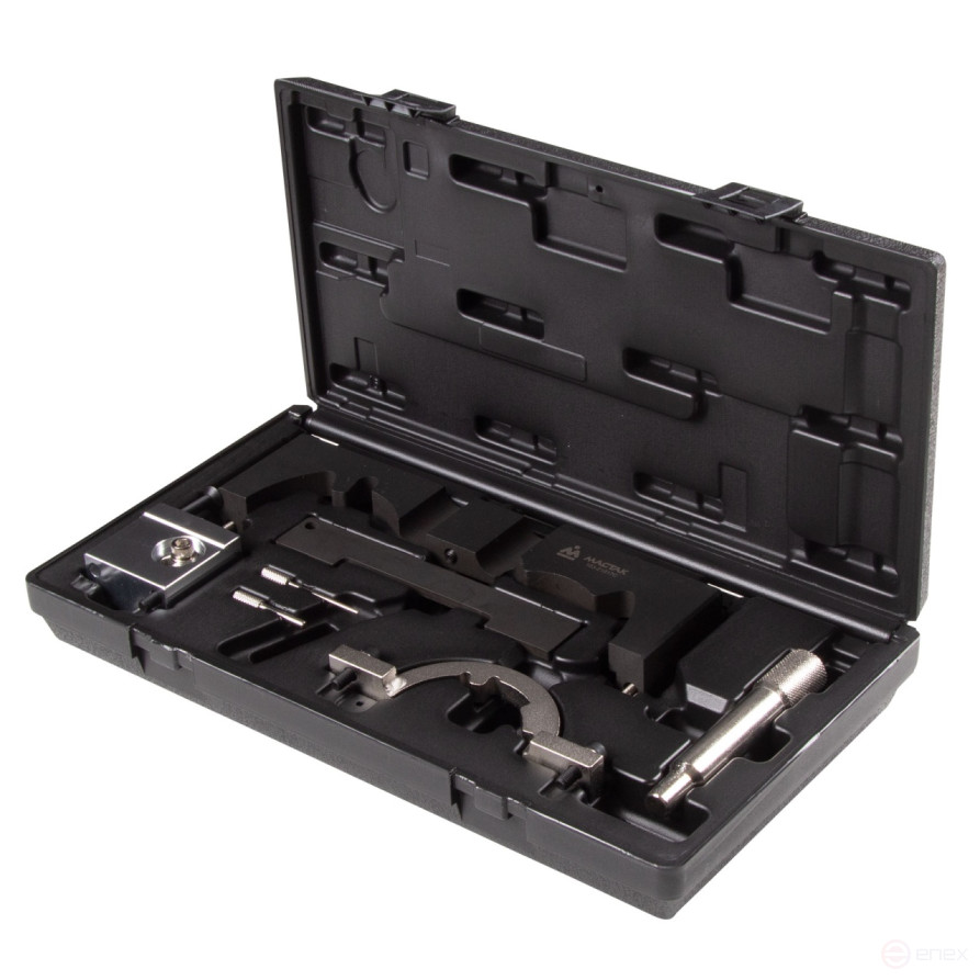 Camshaft / crankshaft locking kit, Opel/Vauxhall, 7-piece case, MASTAK 103-21517C