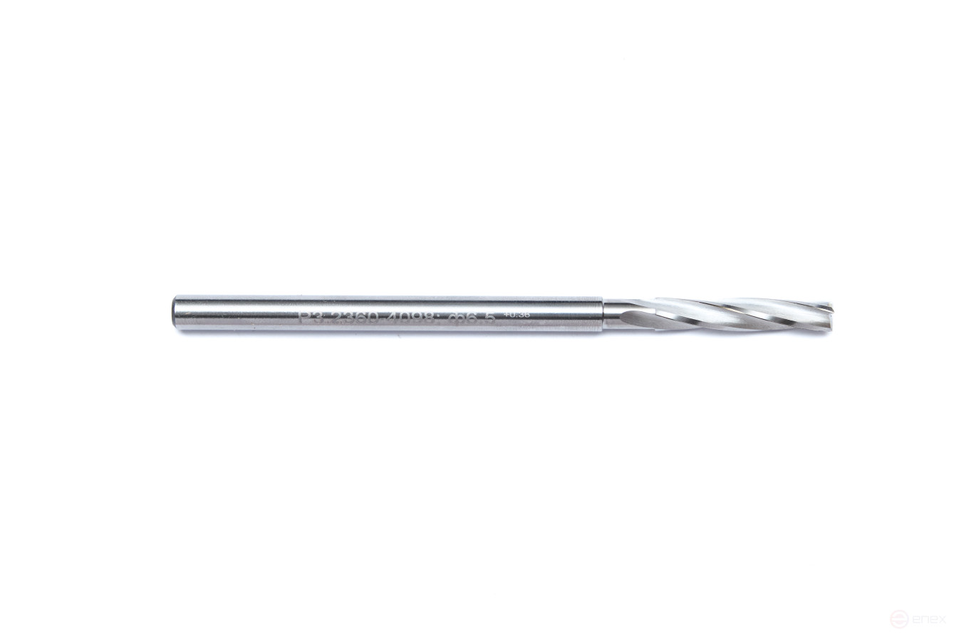 The tungsten carbide sweep is straight.f4.98x160 mm