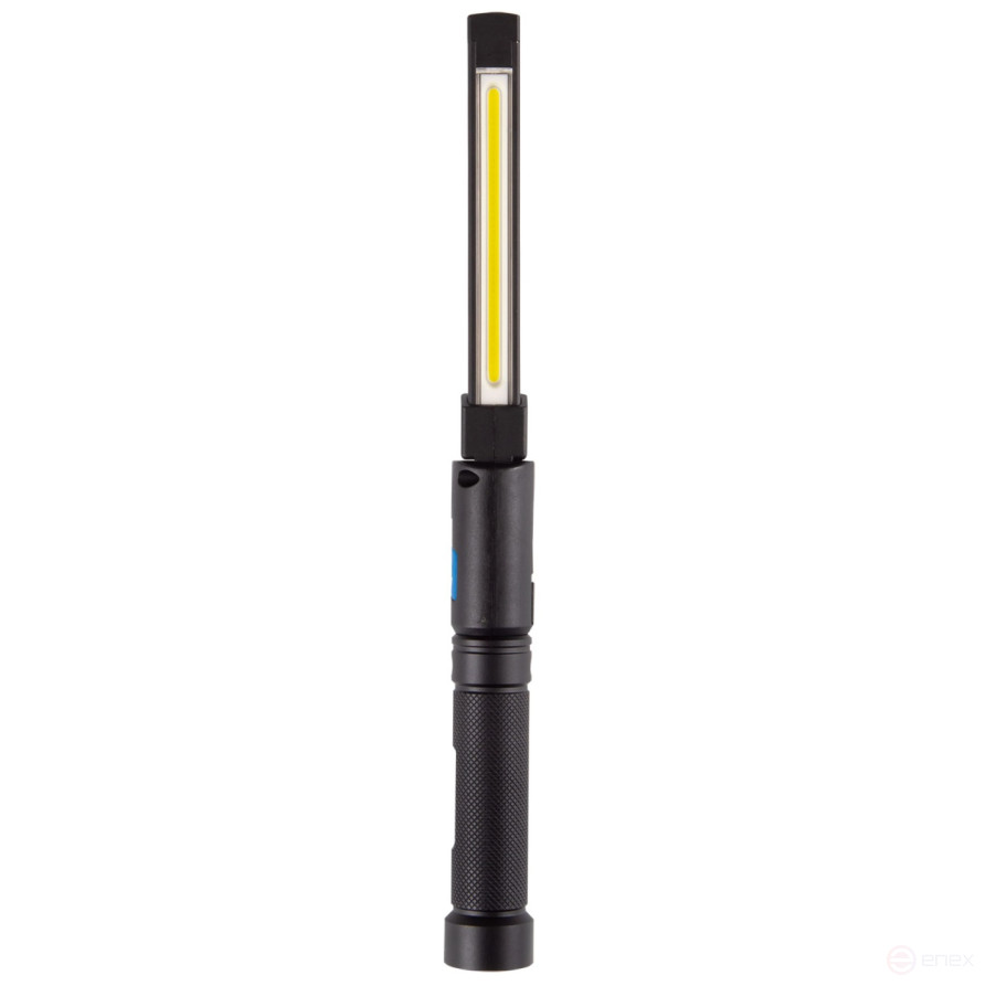 LED flashlight, hinged, magnet, 1+1 elements, Li-Ion, 3.7V KING TONY 9TA268A