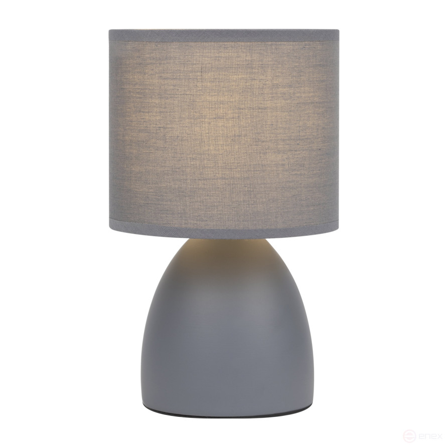 Rivoli Nadine 7042-501 Table Lamp 1 * E14 40W ceramic grey with lampshade