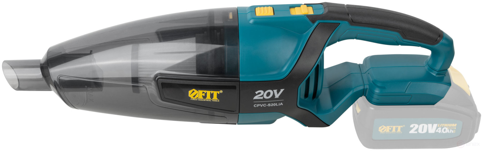 Vacuum cleaner acc; Brushless; 20 V; 8 kPa, 600 ml; box