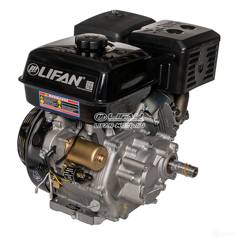 Двигатель Lifan 188FD-L, вал 25мм, катушка 18 Ампер