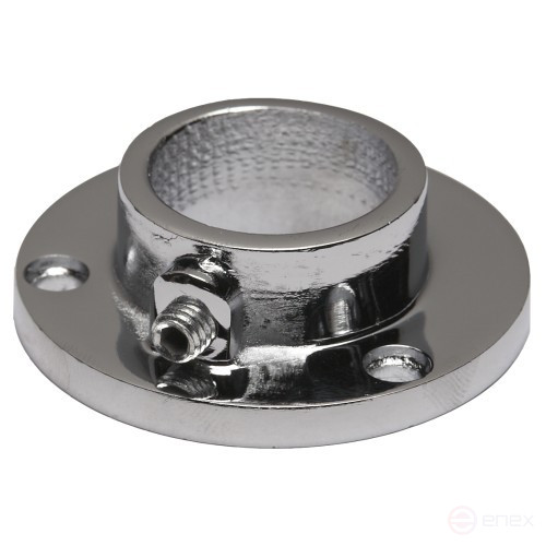 Крепление (розетка) трубы d32 (610), хром AKS