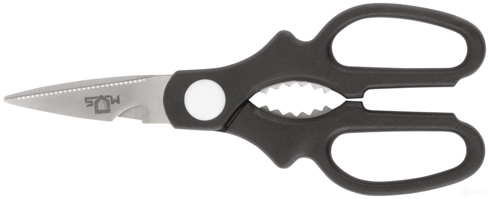 Ножницы технические нержавеющие, толщина лезвия 1,8 мм, 205 мм