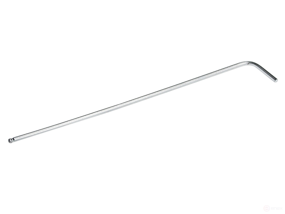 Ключ шестигранный Г-образный экстрадлинный с шаром H1.27, длина 80мм JTC