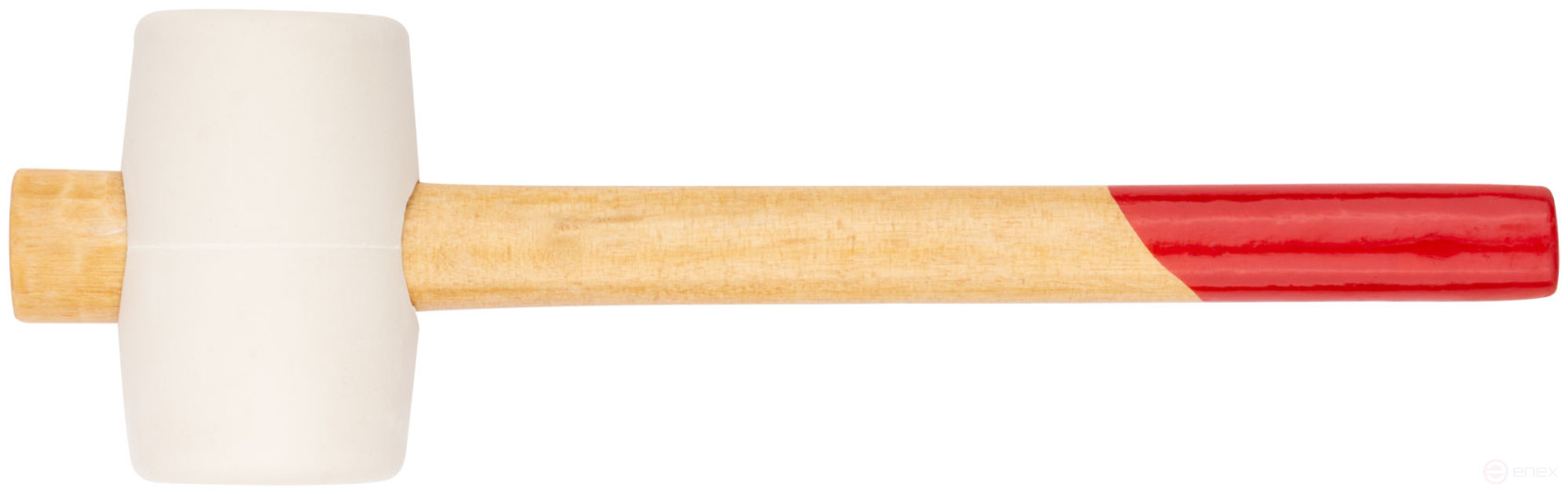 White rubber mallet, wooden handle 45 mm ( 225 gr )