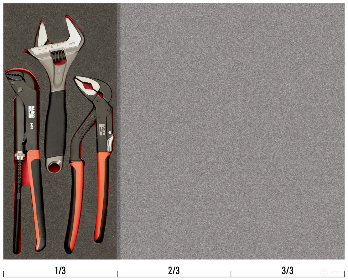 Fit&Go Набор разводной ключ/переставные клещи/трубный ключ в ложементе, 3 предмета