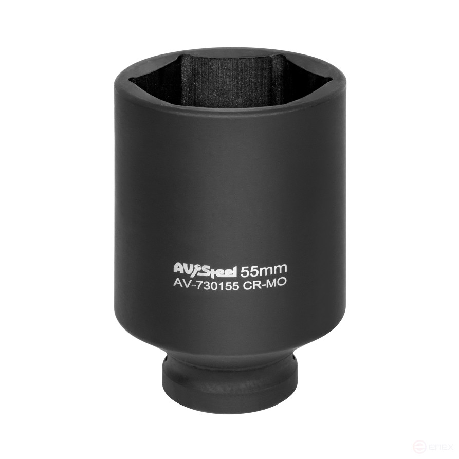 Головка ударная 3/4" шестигранная удлиненная 55мм