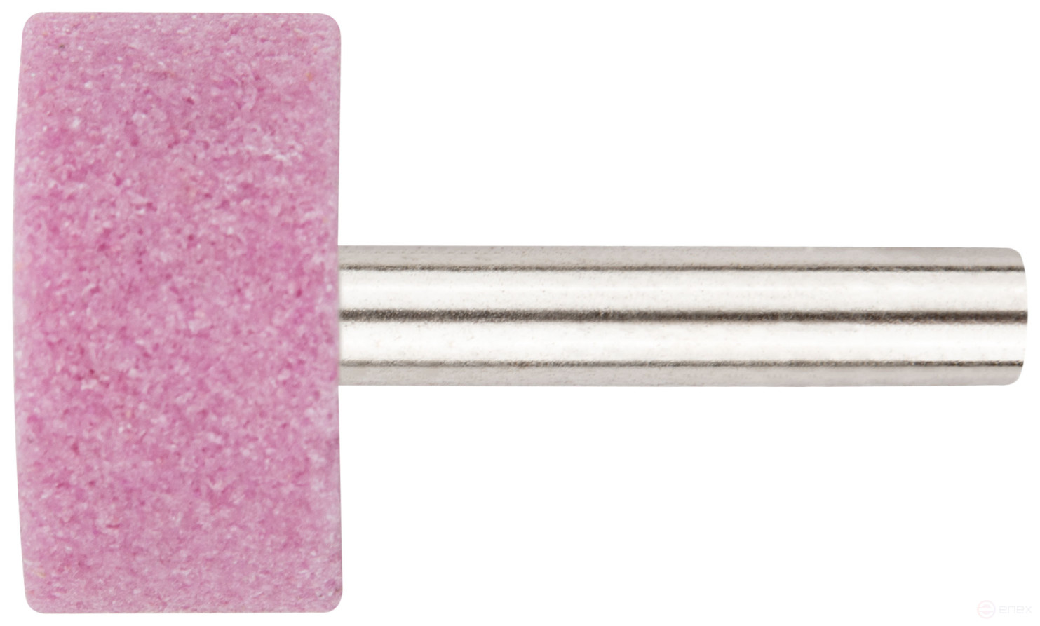 Abrasive ball (for metal), shank 6 mm, cylinder 25 x 13 mm