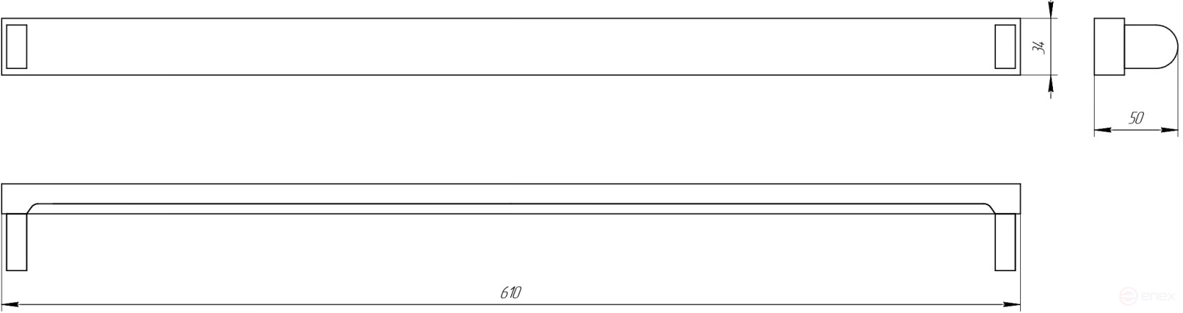 Светильник ЭРА SPO-801-0-001-060 IP20 под 1 светодиодную лампу T8 G13 LED 600мм до 20Вт