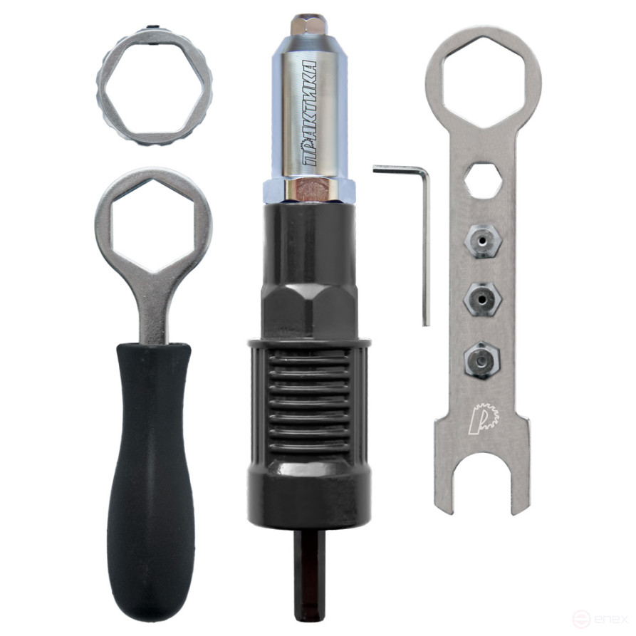 Riveter PRACTICE Screwdriver Head for Rivets 2.4-4.8mm Metal Body (919-648)