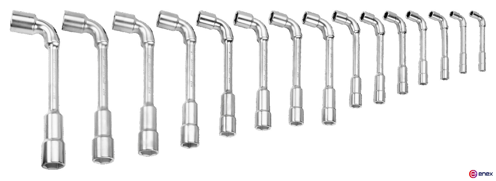 Набор изогнутых торцевых ключей серии 29М, 8 - 24 мм, 14 шт