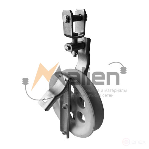 Roller rolling outboard MP-320x60 on a MALIEN swivel bracket
