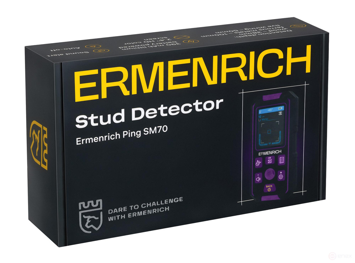 Детектор скрытой проводки Ermenrich Ping SM70