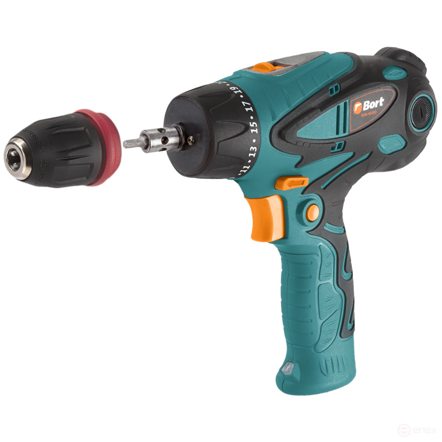 Дрель-шуруповерт электрический BORT BSM-450X2