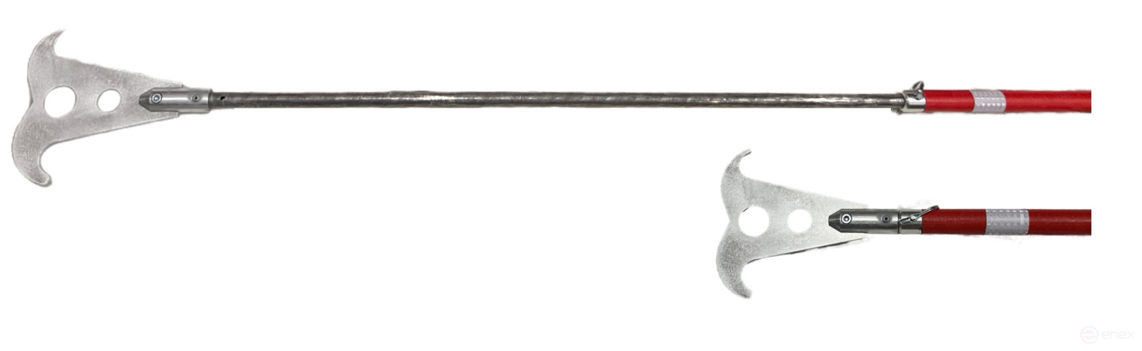 Двойной крюк телескопический облегченный 2390-3390 мм